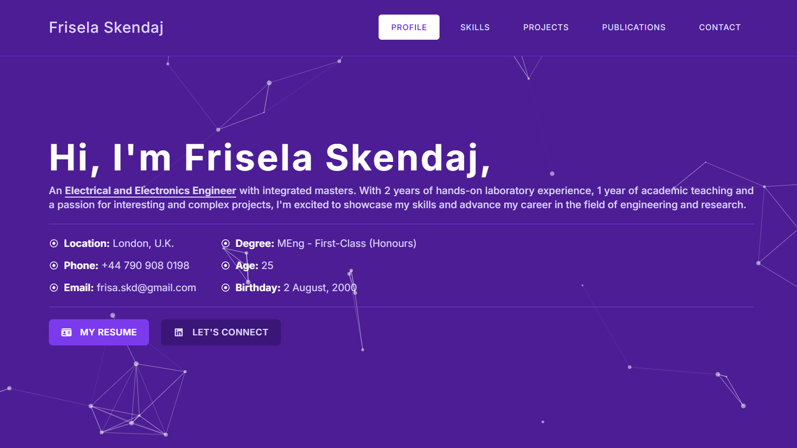 Frisela.com - Online Portfolio