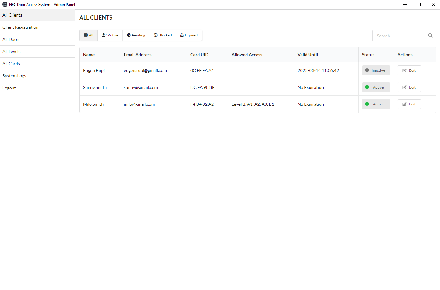 RFID Door Access System